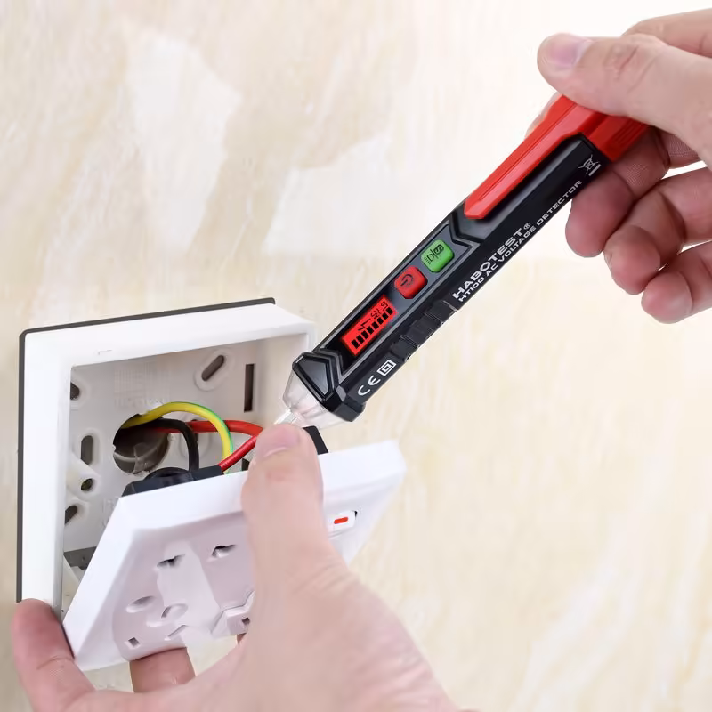 Non Contact Voltage Detector AC Power Indicator 12~1000v Sound Light Alarm Electric Sensor Smart Auto Detect Pen Wiring Detector