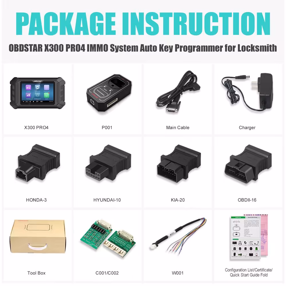 OBDSTAR X300 Pro4 Key Programmer Key Master 5 Full Version