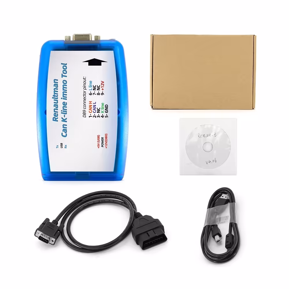 ルノーのための2024年はK-ラインのImmoツールV4.08 V4.06のサポートはルノーのためのK-ラインのECUツールOBD2のプログラマーを読むことができます EEPROMを書くことができます