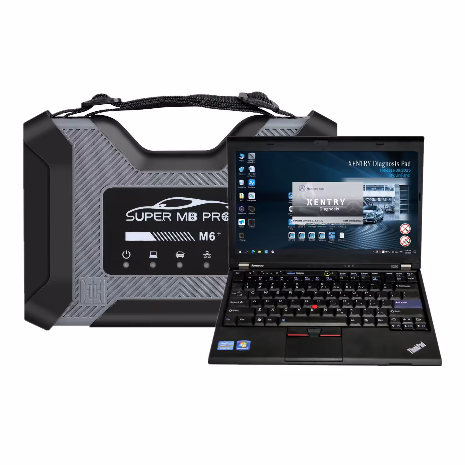 Lenovo X220ラップトップソフトウェアにSSD付きのSuper MB Pro M6+フルバージョンDoIPベンツがインストールされています