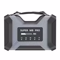 Super MB Pro M6 Wireless Star Diagnosis Tool with Multiplexer + Lan Cable + Main Test Cable