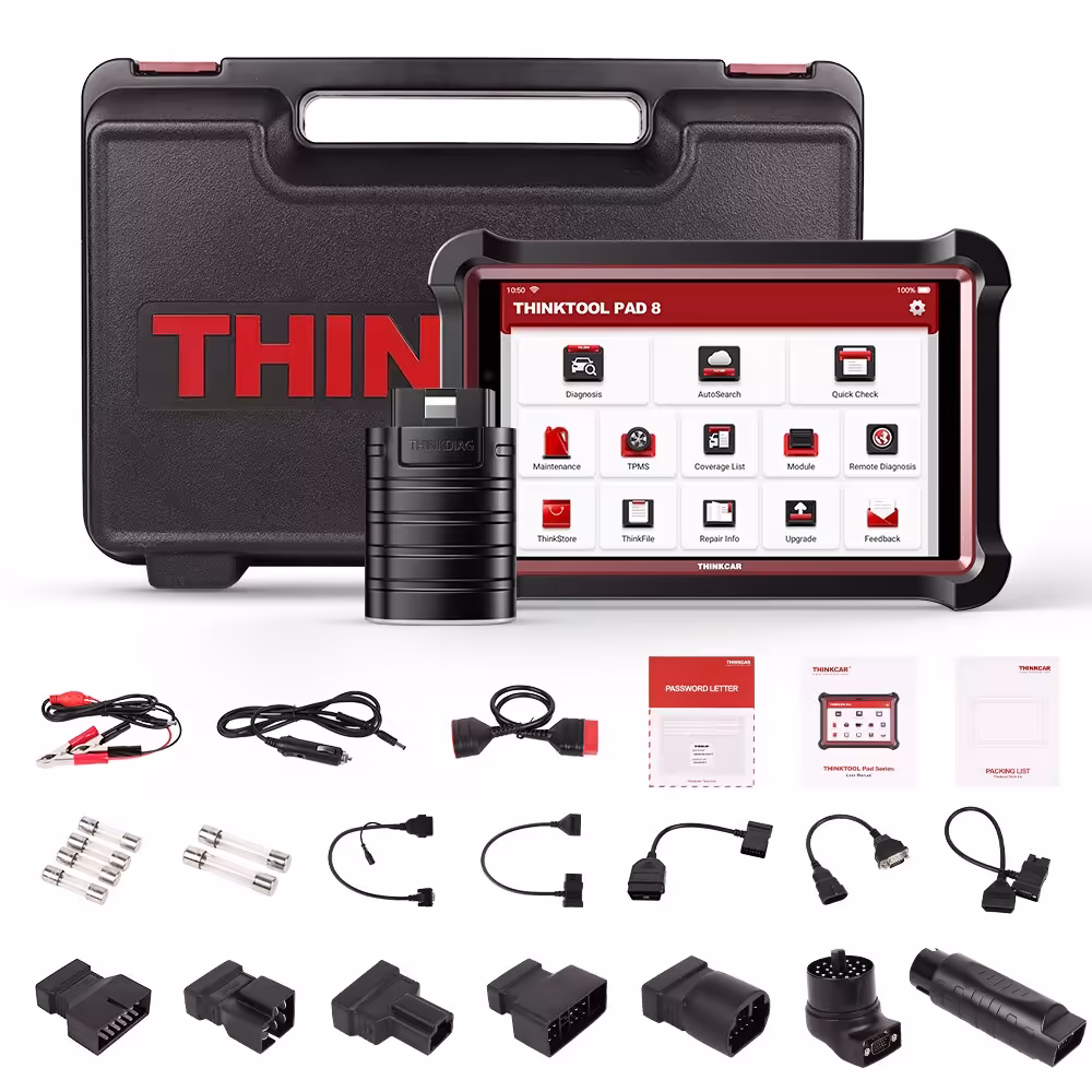 THINKCAR THINKTOOL PAD8 OBD2の自動診断ツールECUのコーディングの活動的なテストIMMO ABS EPBのオイルのリセットの専門の自動車スキャナー