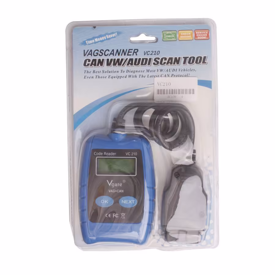 VAG Auto Scanner VC210 OBD2 OBDII EOBD CAN Code Reader Diagnostic Tool VW/AUDI