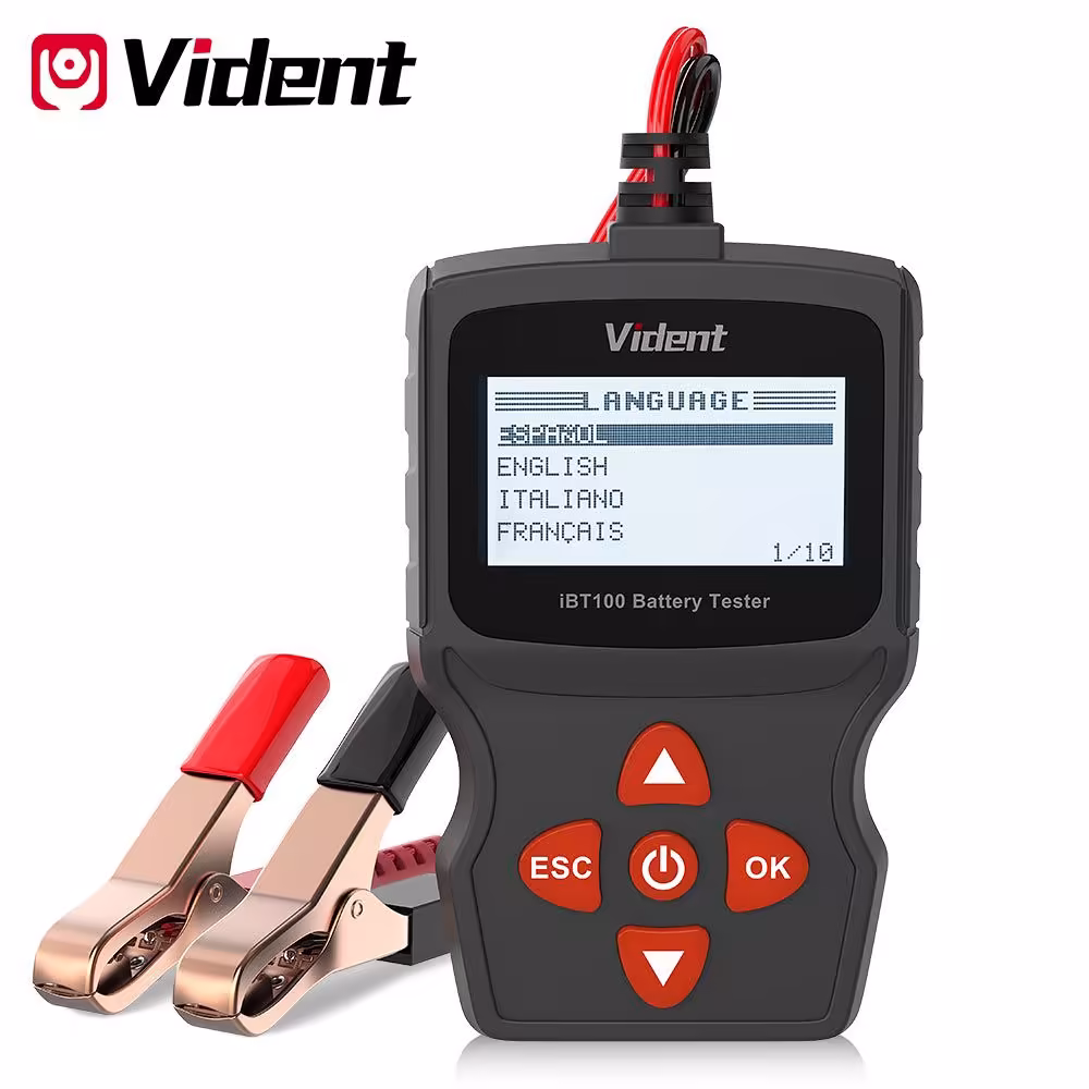 洪水、AGM、GEL 100-1100CCA自動車テスター診断ツールのためのVident iBT100 12V電池解析器