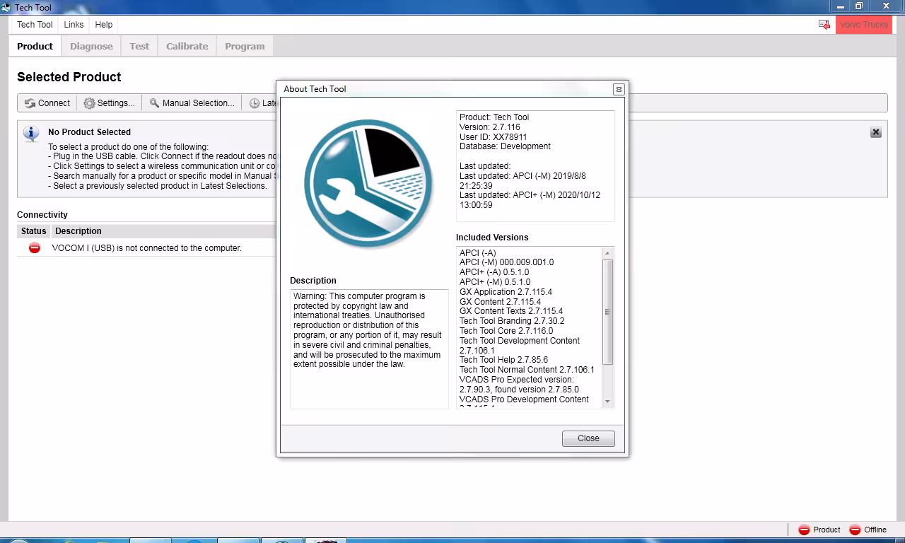 Latest Volvo Premium Tech Tool PTT V2.8.150 V2.8.241 Full Development With New ACPI Plus