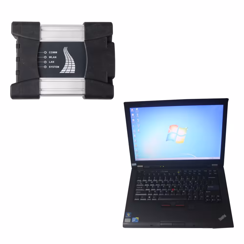 二手Lenovo T410ラップトップI5CPU 4GBのV2021.9 Wifi BMW ICOM次のA+B+C