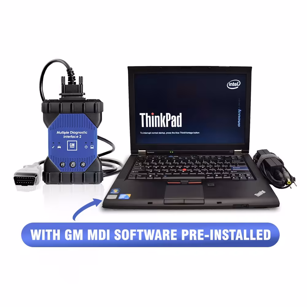 Wifi GM MDI 2 Diagnostic Interface with V2024.8 GM MDI Software Pre-installed on Lenovo T420 Laptop I5 CPU 4GB Memory Ready to Use