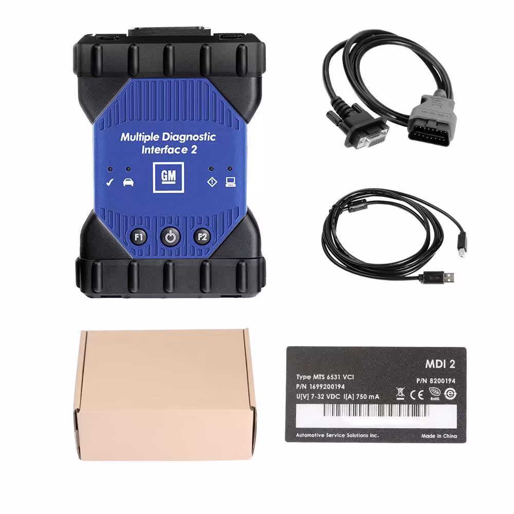 Wifi GM MDI 2 Diagnostic Interface with V2024.8 GM MDI Software Pre-installed on Lenovo T420 Laptop I5 CPU 4GB Memory Ready to Use