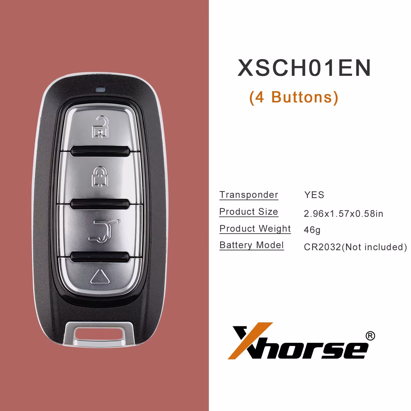  Newest Xhorse XSCH01EN KE.LSL Style XM38 Universal Smart Key 5pcs/lot