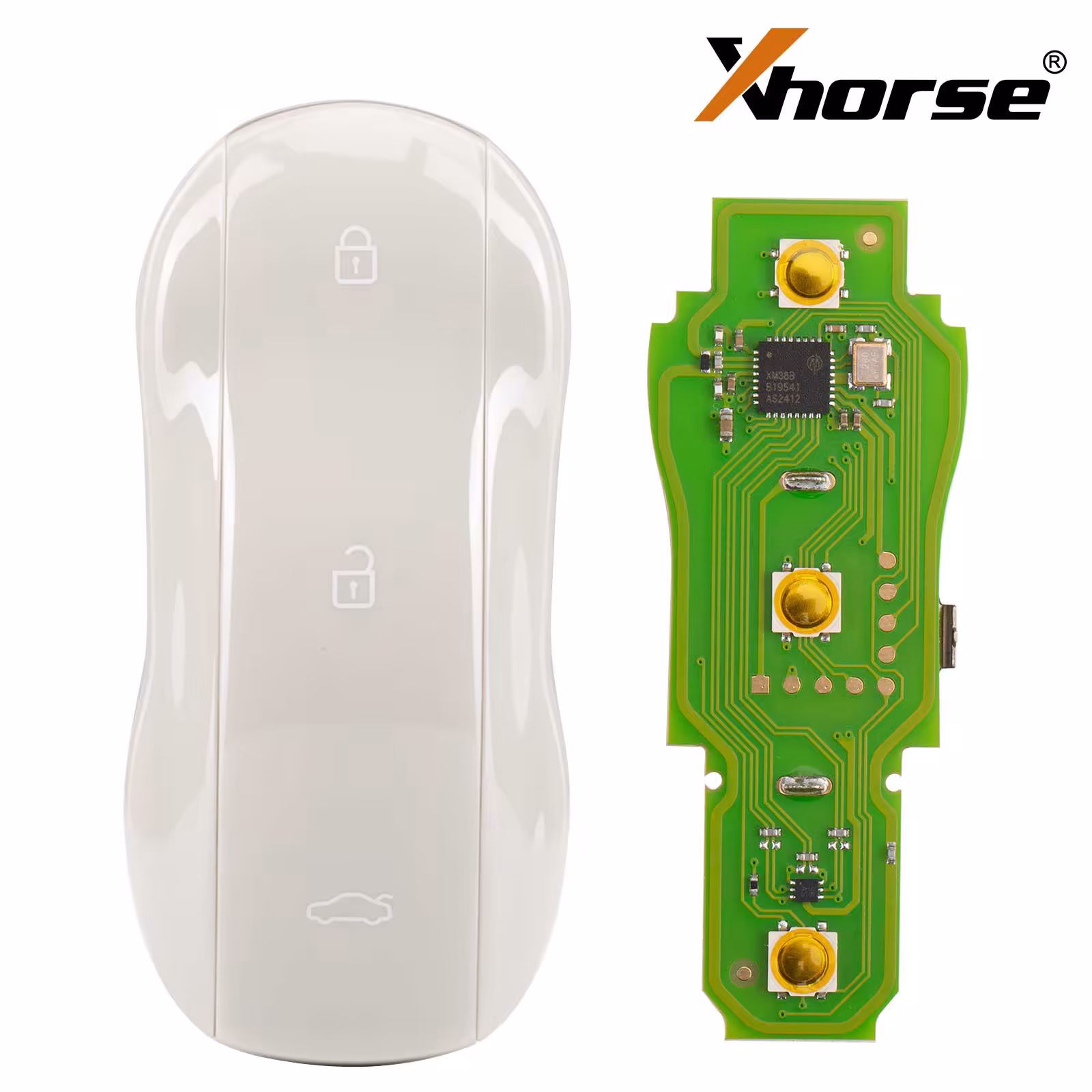XHORSE XSSC05EN XM38のおもちゃ。T Univesal スマート キー スーパーカー スタイル 大理石 灰色 色 5pcs/lot