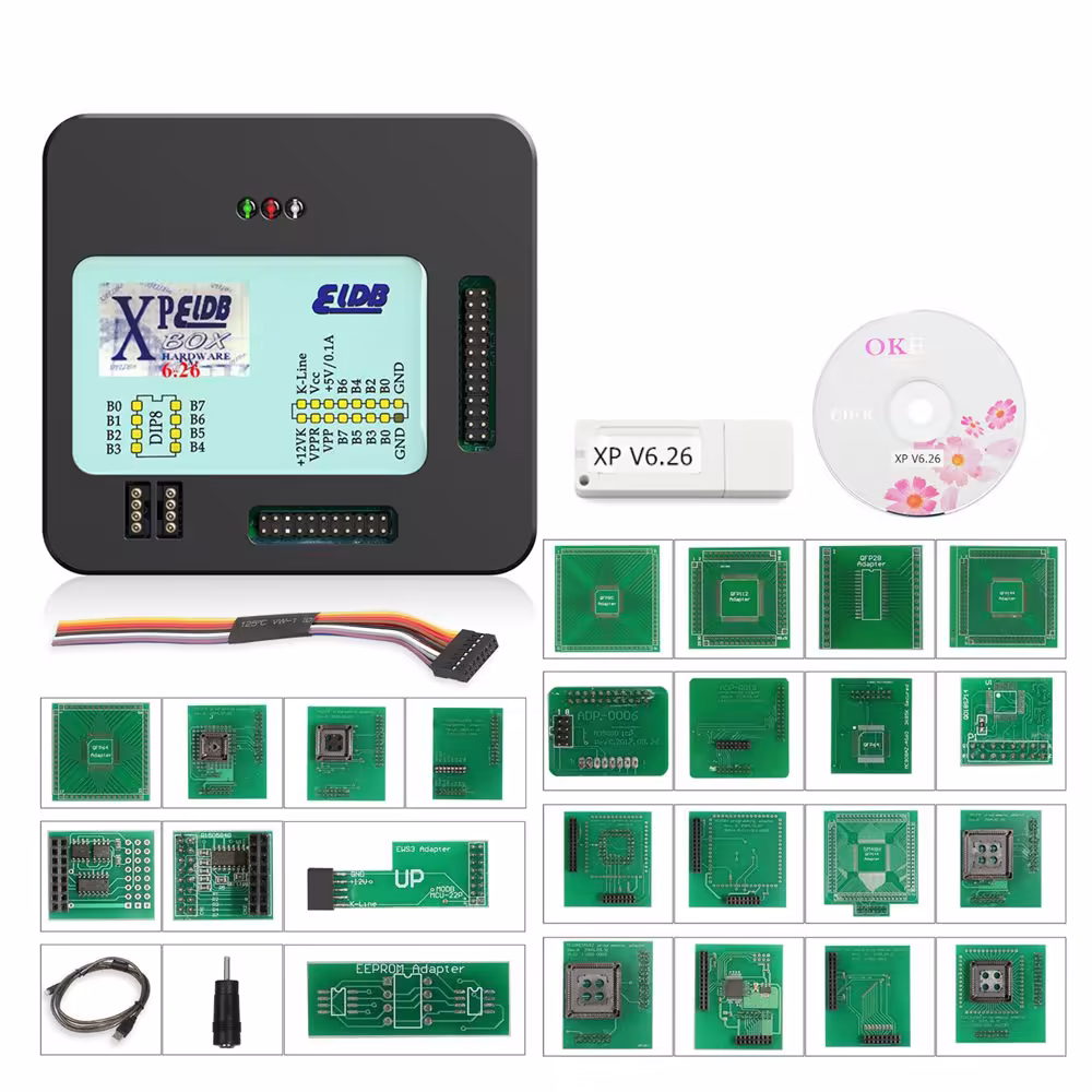 XProg V6.26 ECU Programmer X-PROG Box 6.26 ECU Chip Tunning Black Metal Box better than XPROG V5.55 V5.84 XPROG V6.17