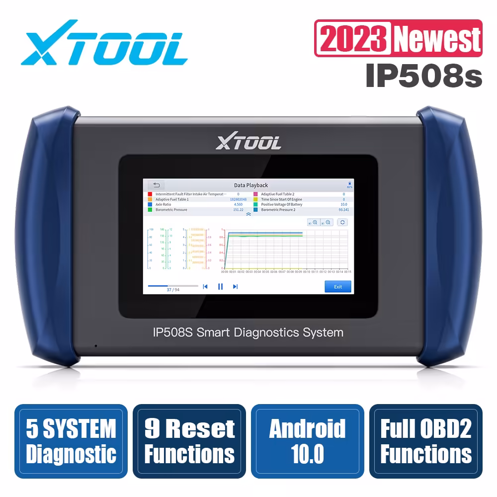 XTOOL InPlus IP508S OBD2 Diagnostic Tool Automotive ABS SRS Airbag Engine AT Code Reader Scanner Better 129E Online Update