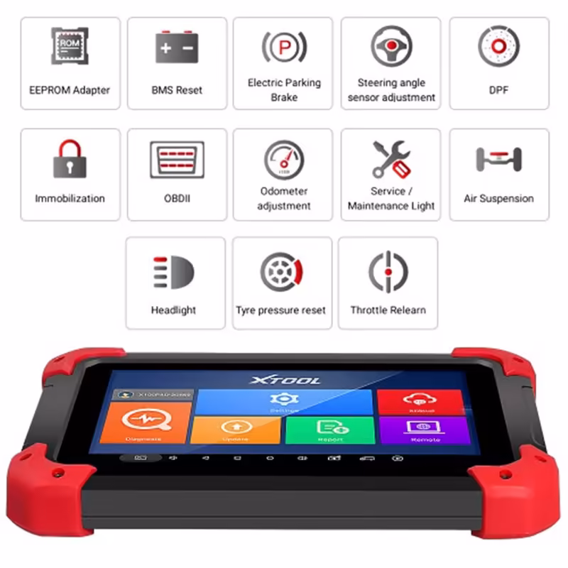 XTOOL X-100 PAD Tablet Key Programmer with EEPROM Adapter Support Special Functions